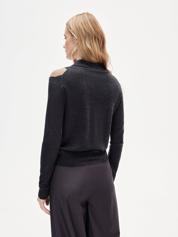 Wool-Silk Blend Jumper