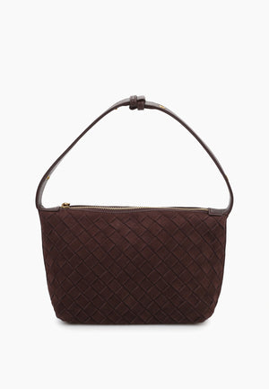 Woven Suede Bag