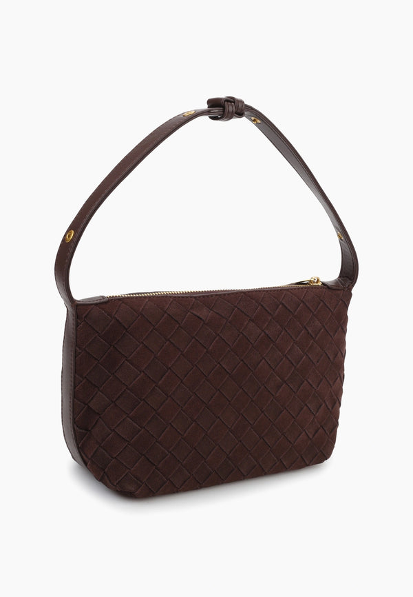 Woven Suede Bag