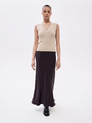 Knit Top with Decorative Buttons