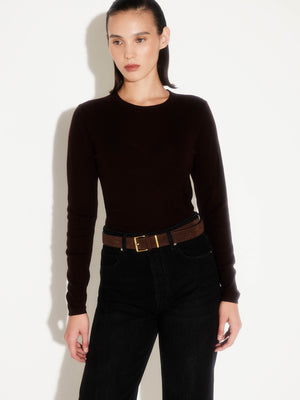 Genuine Suede Leather Belt