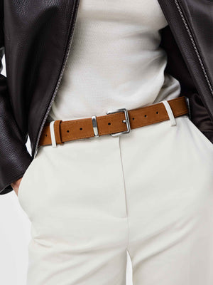 Genuine Suede Leather Belt