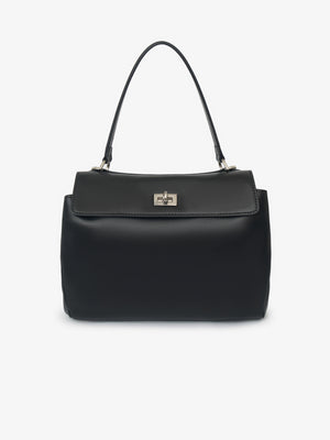 Structured Leather Shoulder Bag