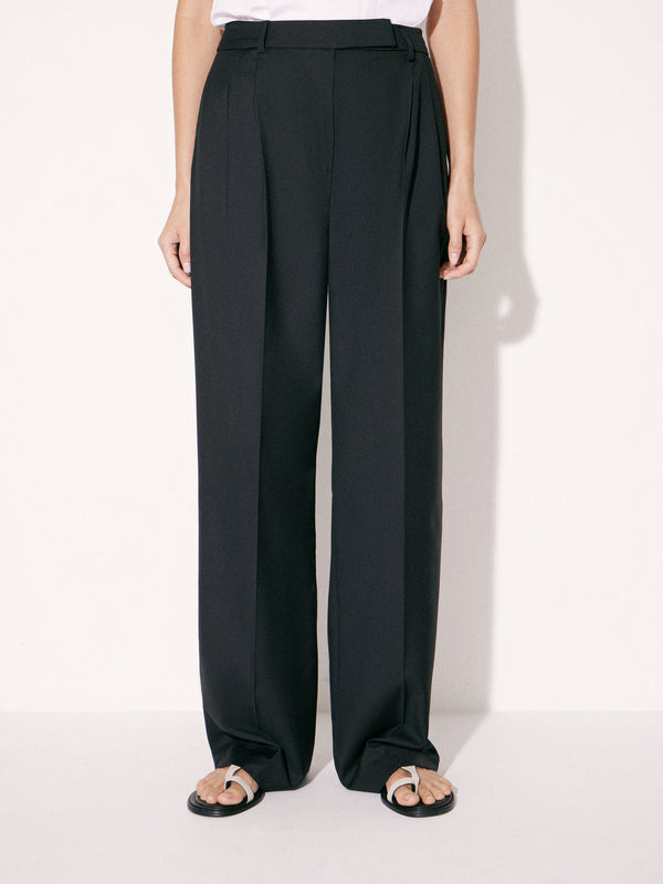 Tailored Wide-Leg Trousers