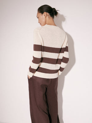 Striped Knit Sweater