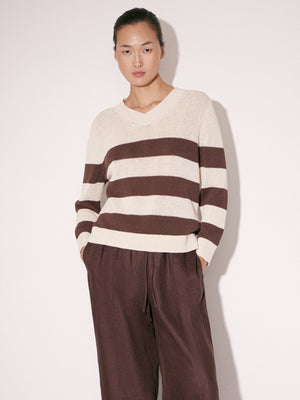 Striped Knit Sweater