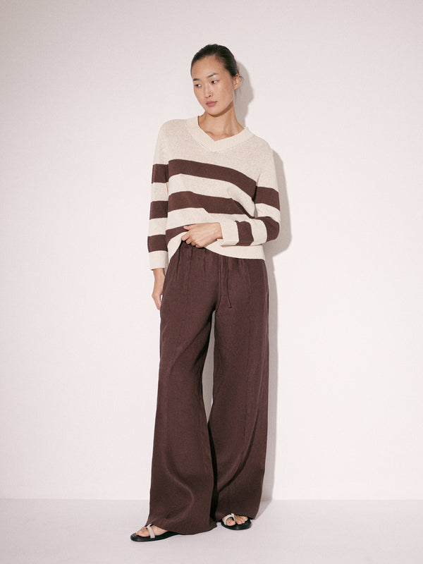 Striped Knit Sweater