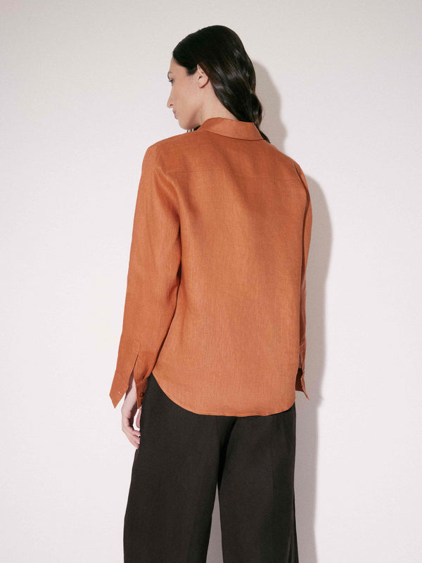 Fitted Linen Shirt