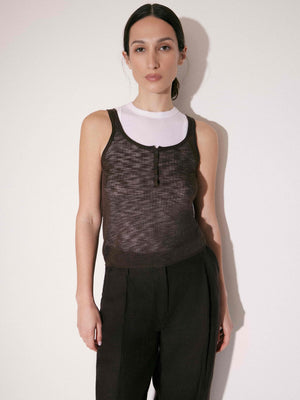 Viscose Henley Top