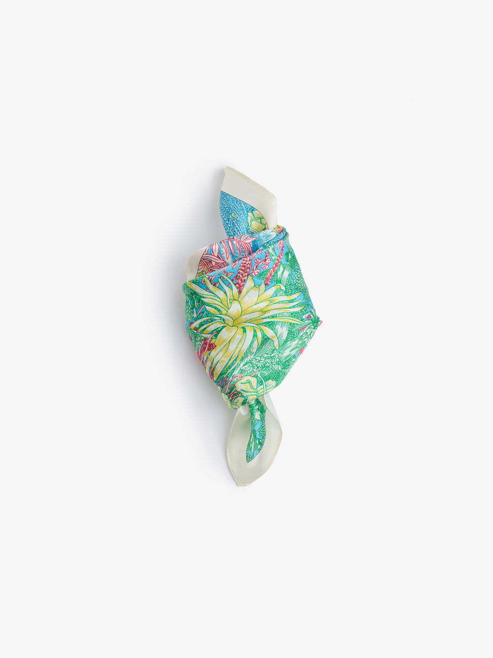 Printed 100% Silk Scarf