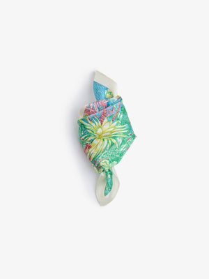 Printed 100% Silk Scarf