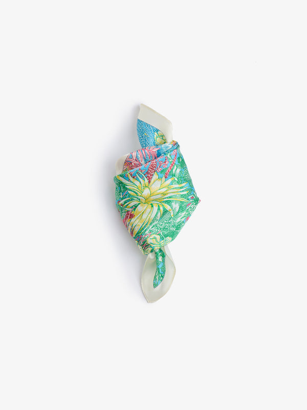 Printed 100% Silk Scarf