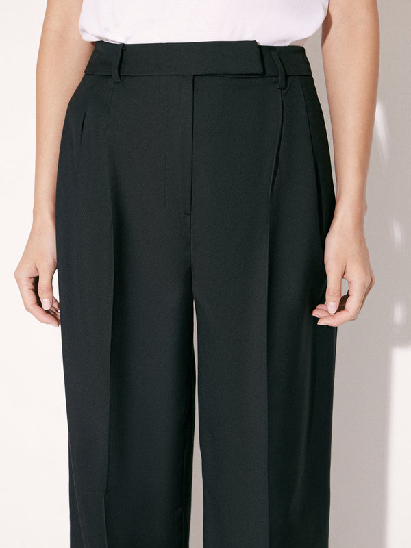 Tailored Wide-Leg Trousers