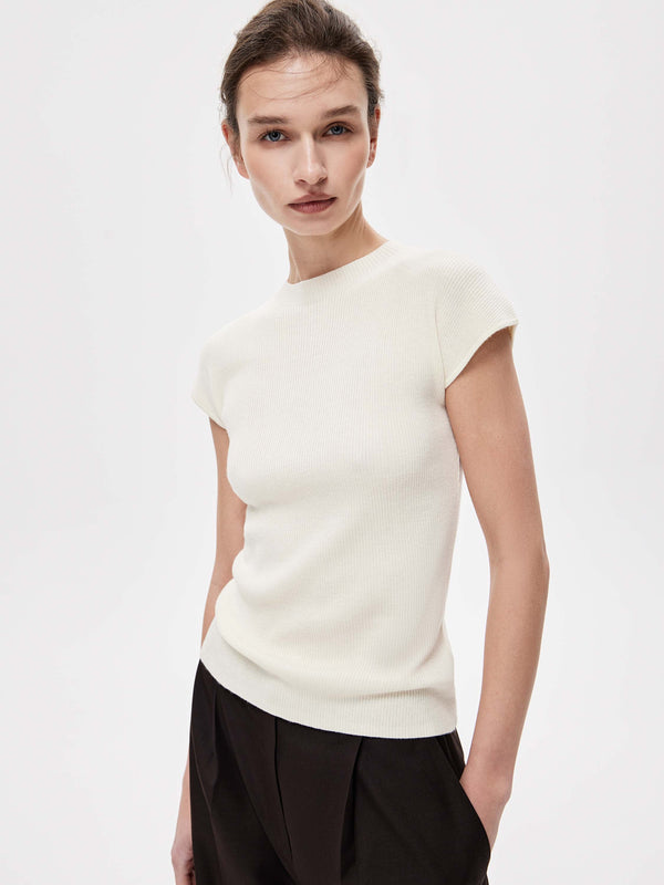 Soft Ribbed Knit Top