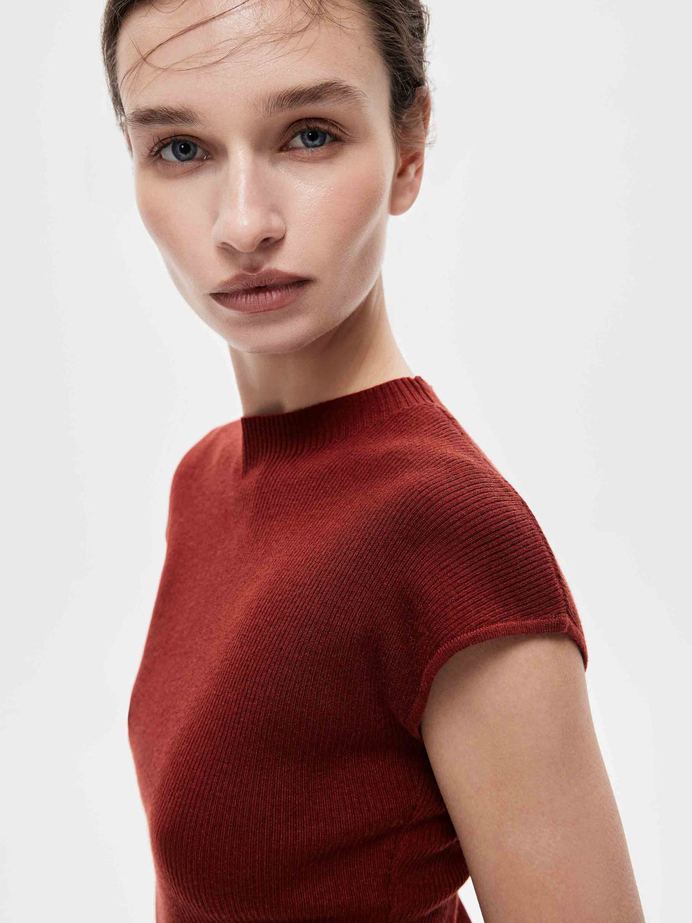Soft Ribbed Knit Top