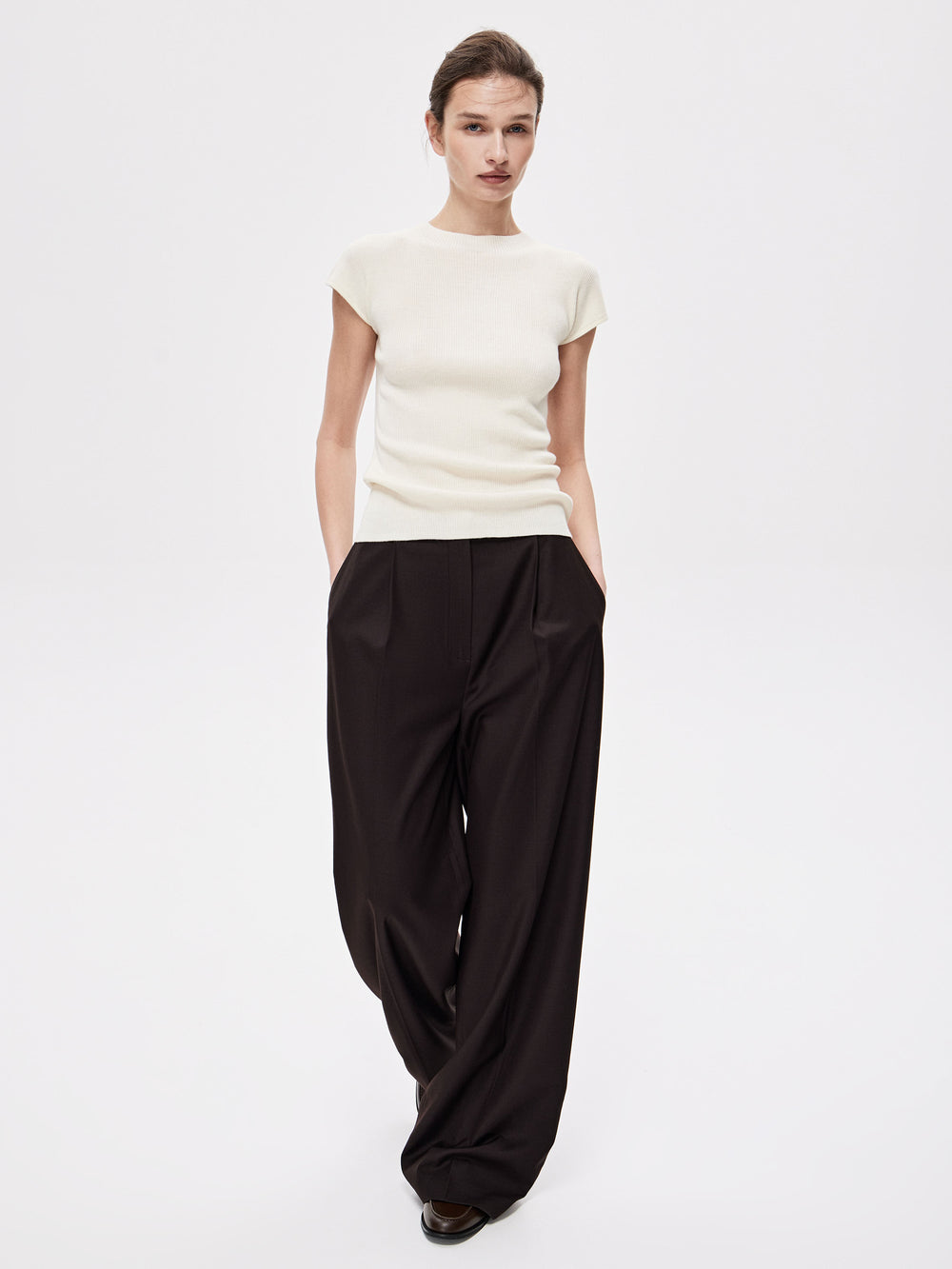 Soft Ribbed Knit Top