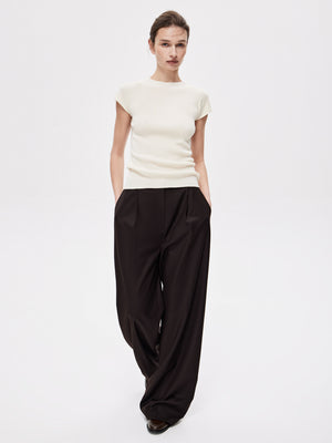 Soft Ribbed Knit Top