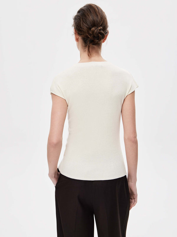 Soft Ribbed Knit Top