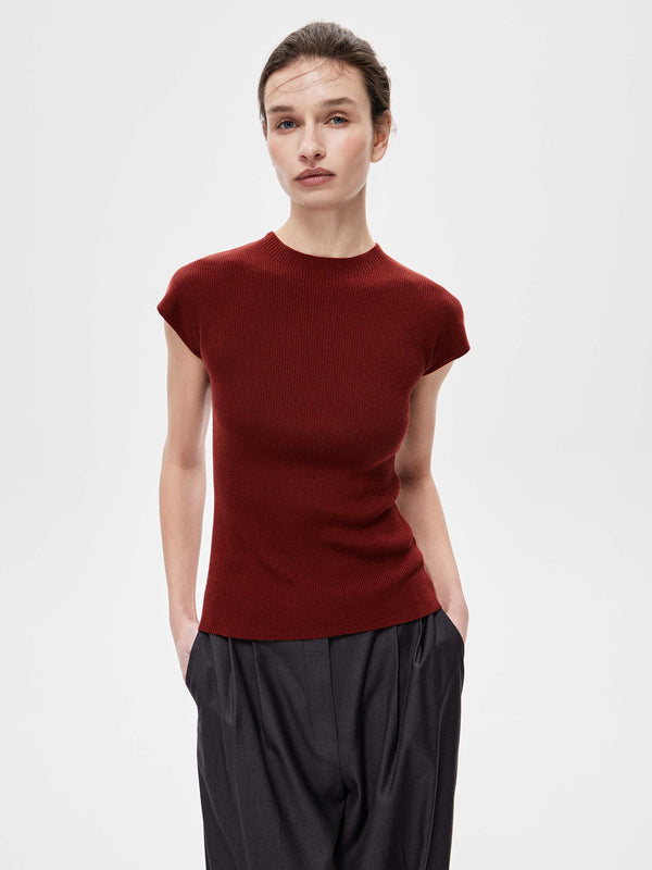 Soft Ribbed Knit Top