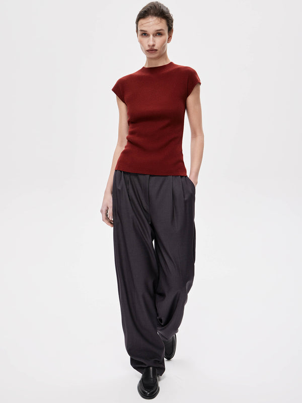 Soft Ribbed Knit Top
