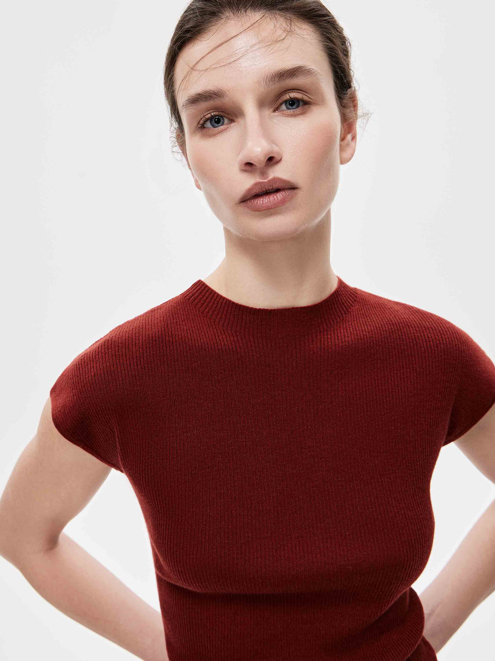Soft Ribbed Knit Top