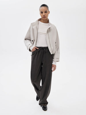 Trench coat in a Dense Fabric