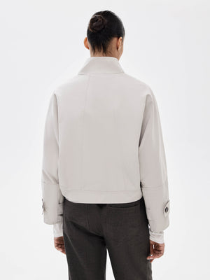 Trench coat in a Dense Fabric