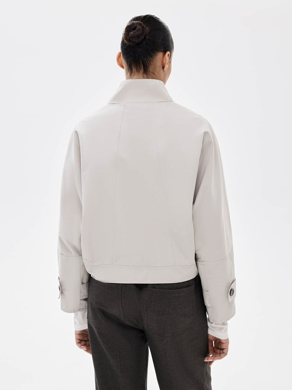 Trench coat in a Dense Fabric
